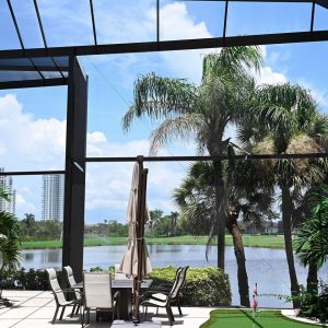 Ace Screen Repair and More Custom Lanai Wide View Screen Enclosure on a Florida Home
