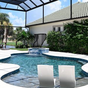 Ace Screen Repair and More Custom Lanai Wide View Screen Enclosure on a Florida Home